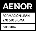 Certificado AENOR de Lean management.